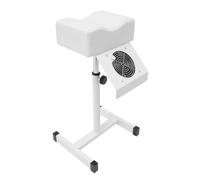 HarBin-Star Banc à ongles avec aspirateur, repose-pieds, chaise de pédicure, hauteur réglable de 48 à 68 cm, repose-pieds pour manucure (blanc)