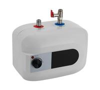 HarBin-Star Chauffe-eau électrique, 6 l, chauffe-eau sous évier, chauffe-eau électrique de 1500 W, chauffe-eau instantané 30 à 65 °C, pour lavabos, cuisines, salles de bain