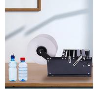 HarBin-Star Étiqueteuse manuelle réglable pour bouteilles autocollantes rapides et précises pour bouteilles et canettes rondes de différents diamètres 10-30 pièces/min. Précision ±0,5 mm