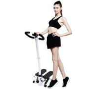 HarBin-Star Mini stepper avec guidon pour maison, Up-Down Swing Hometrainer, équipement d'entraînement jusqu'à 150 kg, entraînement pour les jambes/bras, Home Fitness Exercise