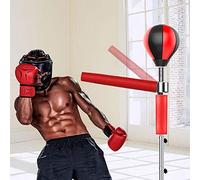 HarBin-Star Sac de Frappe avec Punchingball Fitness Punchingball Set de Punching Ball sur Pied Solide Set Solide Réglable en Hauteur Heavy Duty