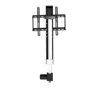 HarBin-Star - Support TV électrique mobile, compatible avec les téléviseurs de 26 à 57 pouces, montage au sol, télécommande incluse, réglable en hauteur de 98 à 168 cm, charge maximale : 50 kg