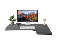 HarBin-Star - Table murale pliable en bois - 100 x 60 cm - Peu encombrante pour montage mural - Table pliante pour buanderie, bureau (noir)
