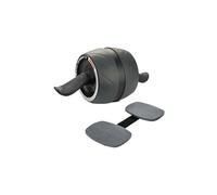 Harbinger AB Carver Pro avec genouillères, roue d'exercice pour abdominaux, équipement de fitness pour salle de sport à domicile, noir
