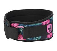 Harbinger Ceinture de Musculation Foam Core 4,5" (11,43 cm) - Ajustement Contour avec 9 Supports en Mousse pour Stabilité du Dos et du Tronc - Boucle en Acier, Doublure Douce, Unisexe, Floral, Petit