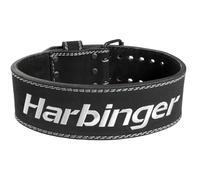 Harbinger Ceinture de Powerlifting 10mm - Support Optimal du Dos & du Tronc, Boucle en Acier à 3 Dents, Légale en Compétition, Idéale pour Squats & Soulevés de Terre, Unisexe, Noir, Petit