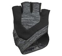 Harbinger Protège-Paumes pour Femmes, Gants d'haltérophilie Minimaliste, Fitness, Noir/Gris, XS