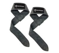 Harbinger Real Leather Lifting Straps Homme, Black, FR : Taille Unique (Taille Fabricant : Standard)