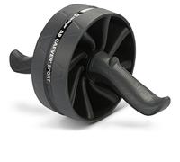 Harbinger Rouleau Ab Carver Sport Large - Stabilité optimale pour gainage, poignées ergonomiques, tous niveaux, taille unique, Noir