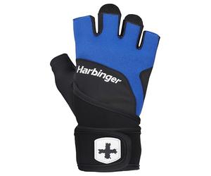 Harbinger Training Grip Wristwrap 2.0 - Soutien Résistant | Bleu; XL; protection maximale des mains et poignets, prévient les blessures - pour athlètes et charges lourdes