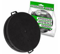 Сharbon Filtre Hotte Aspirante Ø 210 mm Type B210 avec Code Original 059007 49002520 484000008579 481281728343 027838 49018362 50290913008 pour Zanussi pour Electrolux - Garantie de 5 Ans - ONIX TECH