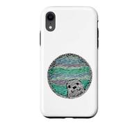 Harbor Seal Oregon Coast Wildlife Art par Rebecca Hooper Coque pour iPhone XR