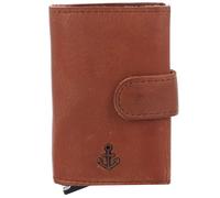 Harbour 2nd Anchor Love Robin 2 Étui pour cartes de crédit Protection RFID Cuir véritable 6 cm brun