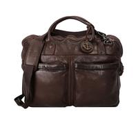 Harbour 2nd Balthazar Attaché-case Cuir véritable 42 cm Compartiment ordinateur brun