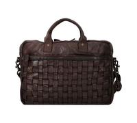 Harbour 2nd Blaise Attaché-case Cuir véritable 40 cm Compartiment ordinateur brun