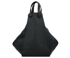 Harbour 2nd Just Pure Mireille Sac à dos de ville Cuir 30 cm noir