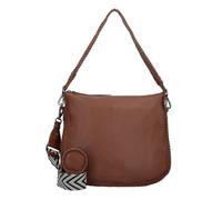 Harbour 2nd Just Pure Sarina Sac à bandoulière Cuir véritable 34 cm brun