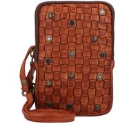 Harbour 2nd Soft Weaving Étui pour portable en cuir 11 cm brun