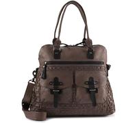 Harbour 2nd Urban Poets Alexandra-Up Sac à bandoulière Cuir véritable 29 cm gris