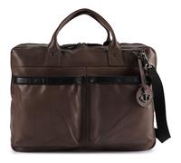 Harbour 2nd Urban Poets Attaché-case Cuir véritable 50 cm Compartiment ordinateur brun