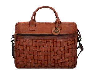 Harbour 2nd Urban Poets Blaise Attaché-case Cuir véritable 40 cm Compartiment ordinateur brun