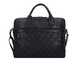 Harbour 2nd Urban Poets Blaise Porte-documents Cuir 40 cm Compartiment pour ordinateur portable noir