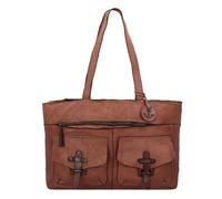 Harbour 2nd Urban Poets Jordan Sac de shopper Cuir véritable 49 cm brun