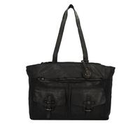 Harbour 2nd Urban Poets Jordan Sac de shopper Cuir véritable 49 cm noir