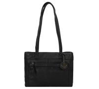 Harbour 2nd Urban Poets Zea Sac de shopper Cuir véritable 33 cm noir