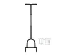 Harbour Housewares Carotteuse à Gazon à Dents Creuses - 24.5cm x 1M - Noir - 1x Manuel Robuste Jardin Jardinage Herbe Engrais Sol Gazon Pointes Scarificateur Aération Fourchette à Main Outil