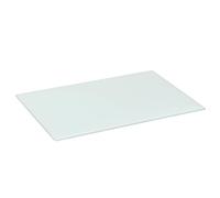 Harbour Housewares Planche à Découper en Verre 50 x 40 cm Blanche