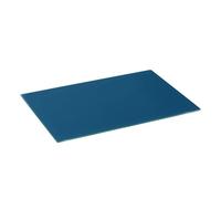 Harbour Housewares Planche à Découper Rectangulaire en Verre - 40cm x 30cm - Bleu - 1x Tempéré Résistant à la Chaleur Maison Cuisine Économiseur de Plan de Travail Plaque Cuisinière Protecteur