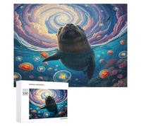 Harbour Sceau Puzzle 500 Pièces Design Moderne Edificio du Paysage Jeu Éducatif 3D pour Adultes Et Enfants Divertissement Créatif Cadeau Unique 500 PCS