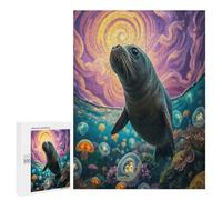 Harbour Sceau Puzzle 500 Pièces Éducatif 3D Premium Edificio du Paysage Jouet pour Adultes Et Enfants Divertissement Créatif Famille Cadeau Unique Décoration 500 PCS