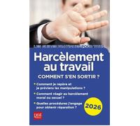 Harcèlement au travail 2026 Comment s'en sortir ? - Marie José Gava - Prat Eds - broché - Guide