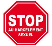 Harcèlement Sexuel Stop - 5x5cm - Sticker/Autocollant