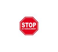 Harcèlement Stop - 10x10cm - Sticker/Autocollant