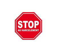 Harcèlement Stop - 15x15cm - Sticker/Autocollant