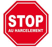 Harcèlement Stop - 15x15cm - Sticker/Autocollant