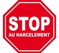harcèlement STOP - 15x15cm - Sticker/autocollant G