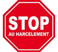 harcèlement STOP - 5x5cm - Autocollant/Sticker