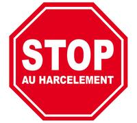 Harcèlement Stop - 5x5cm - Sticker/Autocollant