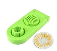 Hard Boiled Egg Slicer | Fil d'acier inoxydable | Outil de coupe d'œufs | 2 en 1 | Ustensile de cuisine pour aliments doux au lave-vaisselle pour manger doux tomate champignon cerise banane