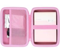 Hard Carrying Case for Canon SELPHY QX10 Portable Square Photo Printer (for SELPHY QX10),Pink,for SELPHY QX10/QX20