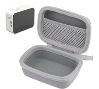 Hard Case Compatible with Pristar Bluetooth Label Maker P15 Mini Printer,Mesh Bag Can Hold Pristar P15 Roll (Grey,Case Only)