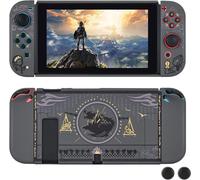 Hard Case Compatible with Switch,Separable Design Protective Case with Thumbstick Caps,Anti-Scratch,Shockproof Protective Cover for Switch