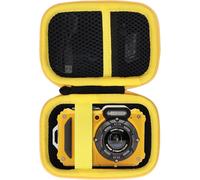 Hard Case Cover Case Compatible with Kodak Pixpro WPZ2 Compact Digital Camera,Black+Yellow,Case