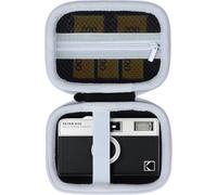 Hard Case Cover Compatible with Kodak EKTAR H35/ H35N/ Ultra F9/ M35/ M38 Half Format Video Camera,Black + White,Camera Case