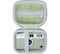 Hard Case Cover Compatible with Kodak EKTAR H35/ H35N/ Ultra F9/ M35/ M38 Half Format Video Camera,Light Green + White,Camera Case