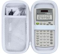 Hard Étui De Protection Compatible Avec Texas Instruments Tex-Ti36Xpro/ Ti-30Xb/ Ti-30 Xiis Fc/Ti-30Xs/ Ti 30X Pro/Ti-30Xiib/ Ti30Xa Calculatrice Scientifique (Blanc)[Z585]